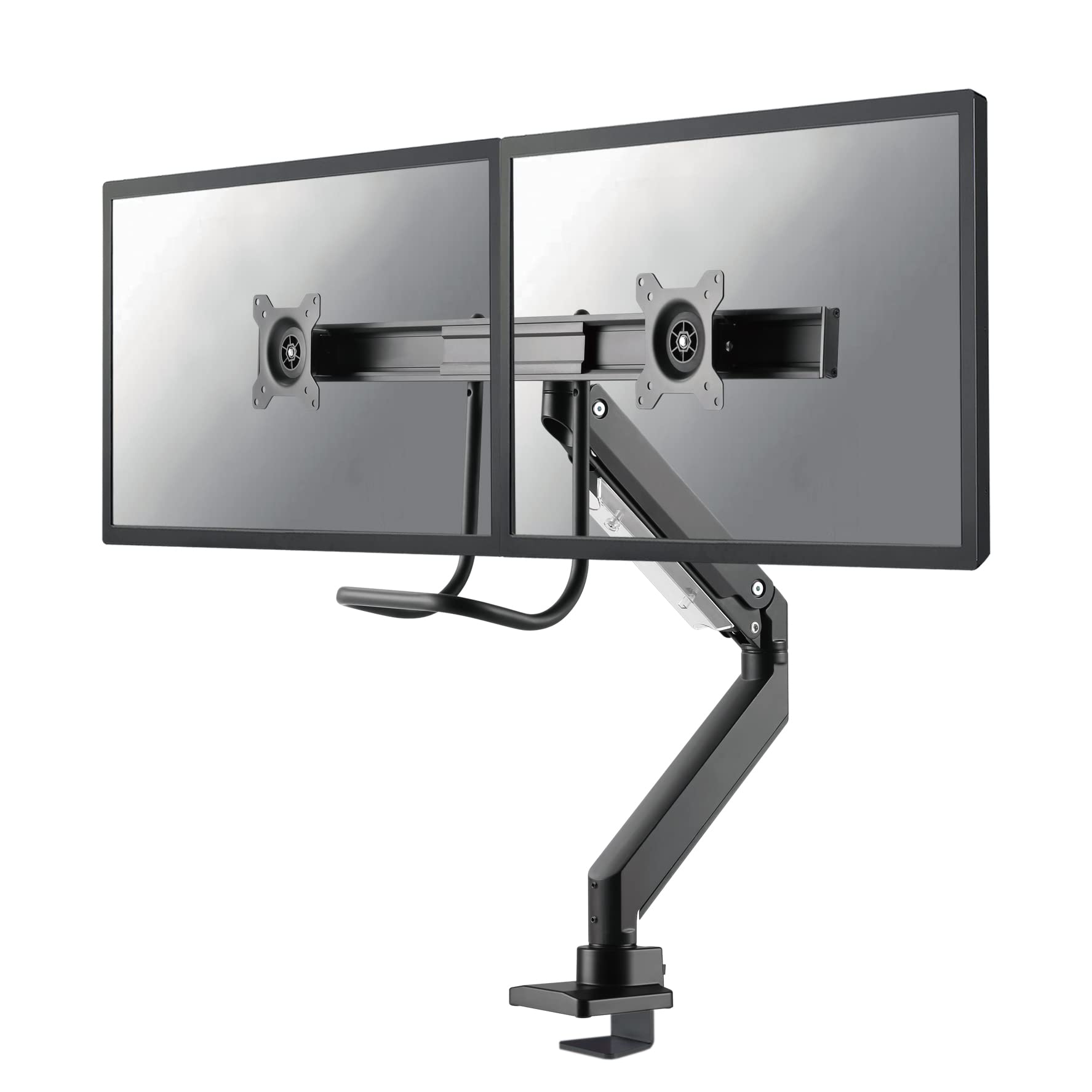 10-32 Inch Flat Screen TV Desk Mount with Clamp & Grommet Base - Space Saving Monitor Stand for Home Office, Gaming & Workspace Setup