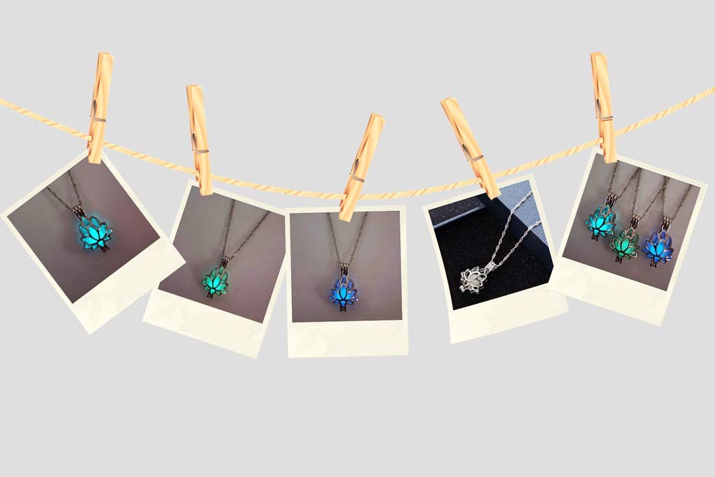 Glow in The Dark Necklaces for Women - 3 Colors LED Light Up Jewelry Chains for Nighttime & Party Wear - Perfect for Raves, Concerts, and Evening Events
