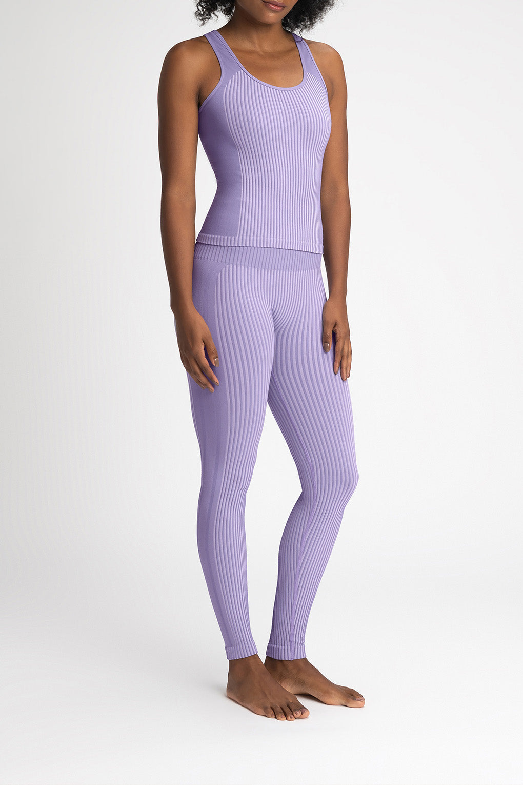 Seamless Ribbed Tank Top for Women - Soft Stretchy Comfort Fit - Perfect for Yoga, Workouts & Casual Wear