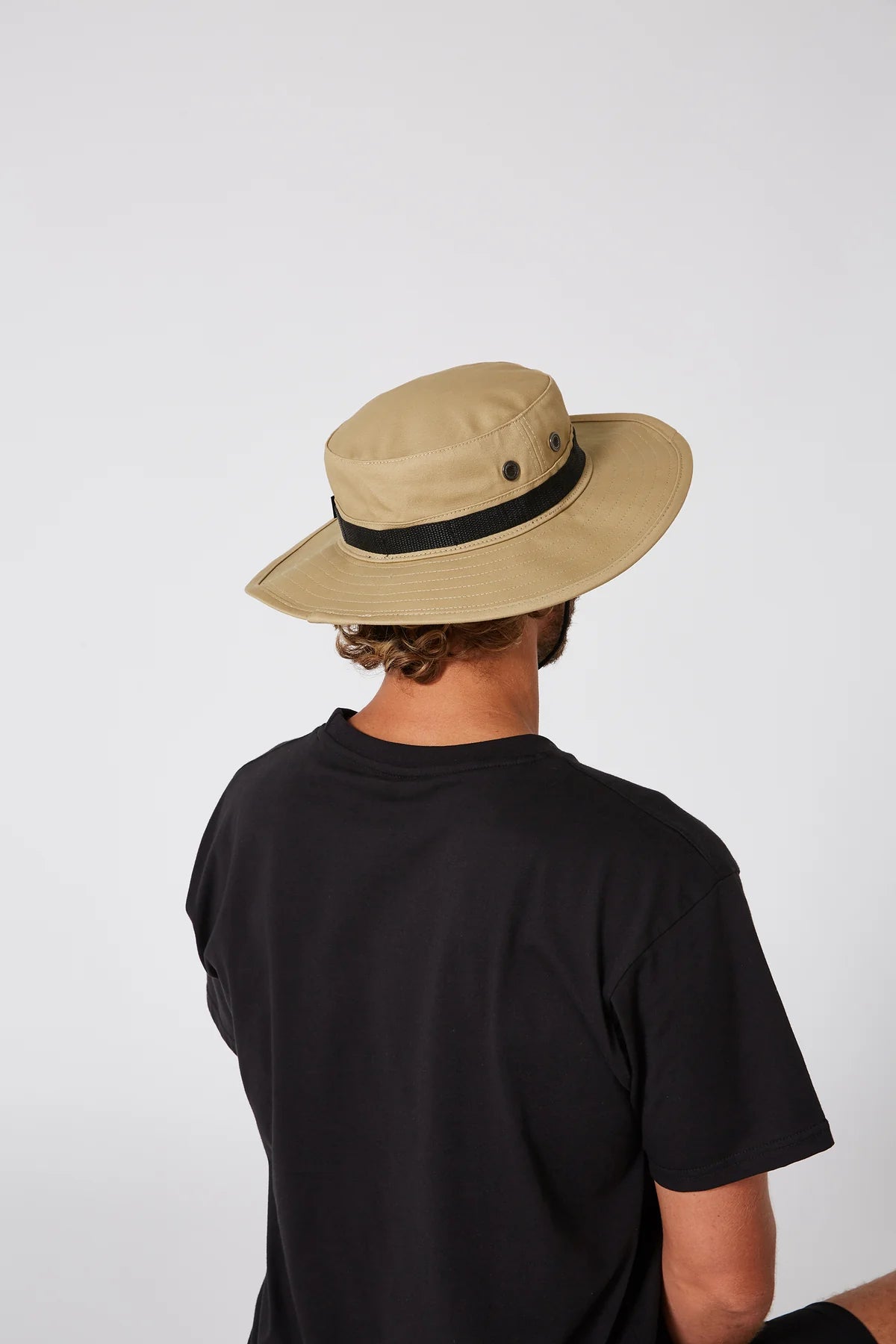 Men's Wide Brim Hiking Hat - UPF 50+ Sun Protection Outdoor Adventure Hat for Hiking, Camping & Beach | Khaki Color