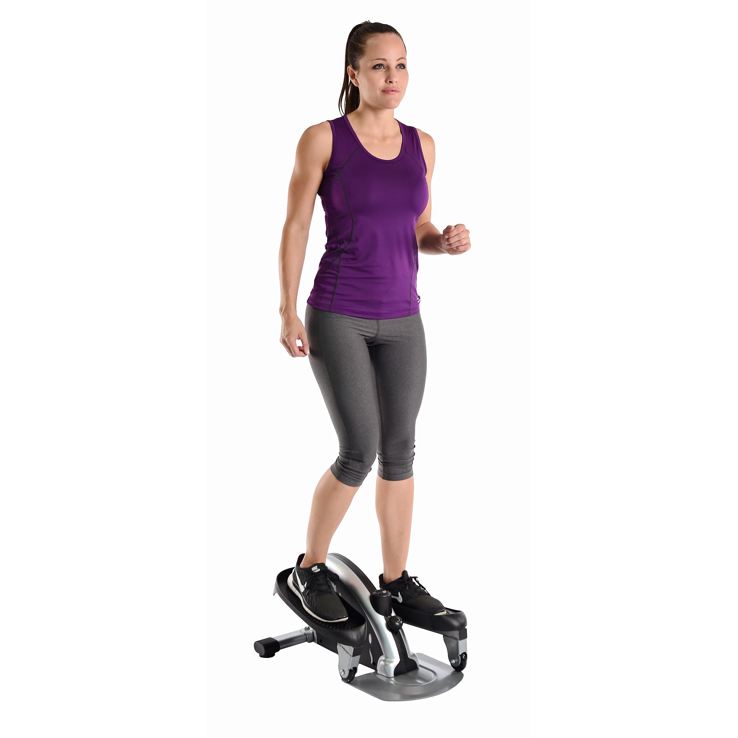 Stamina Inmotion Compact Strider Under Desk Elliptical Machine - Seated & Standing Foot Pedal Exerciser for Home & Office - Improve Circulation & Burn Calories While Working or Watching TV
