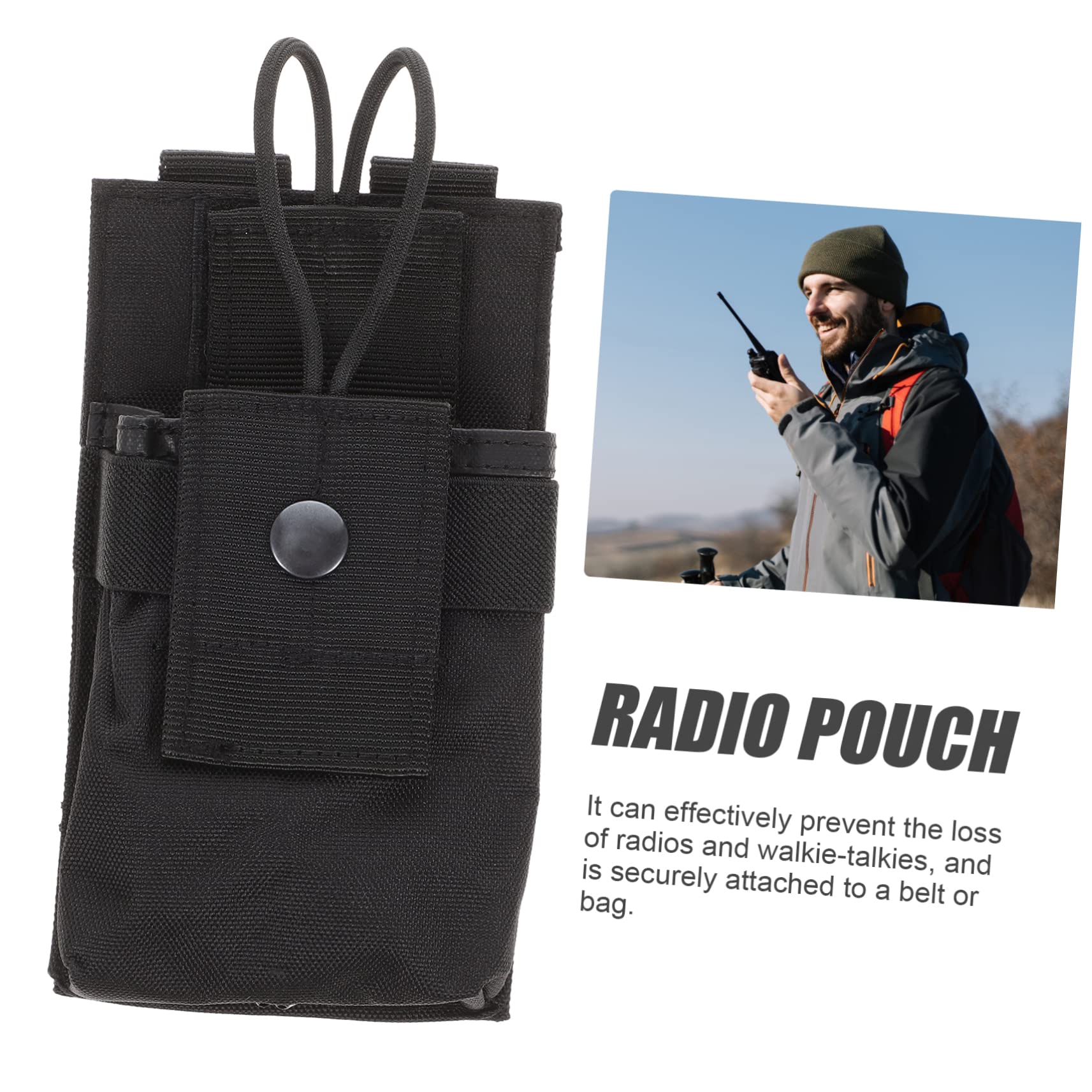OSALADI 3-Piece Heavy Duty Storage Bags for Radio Holder & Security Equipment - Durable Organizer for Tools, Electronics & Outdoor Gear