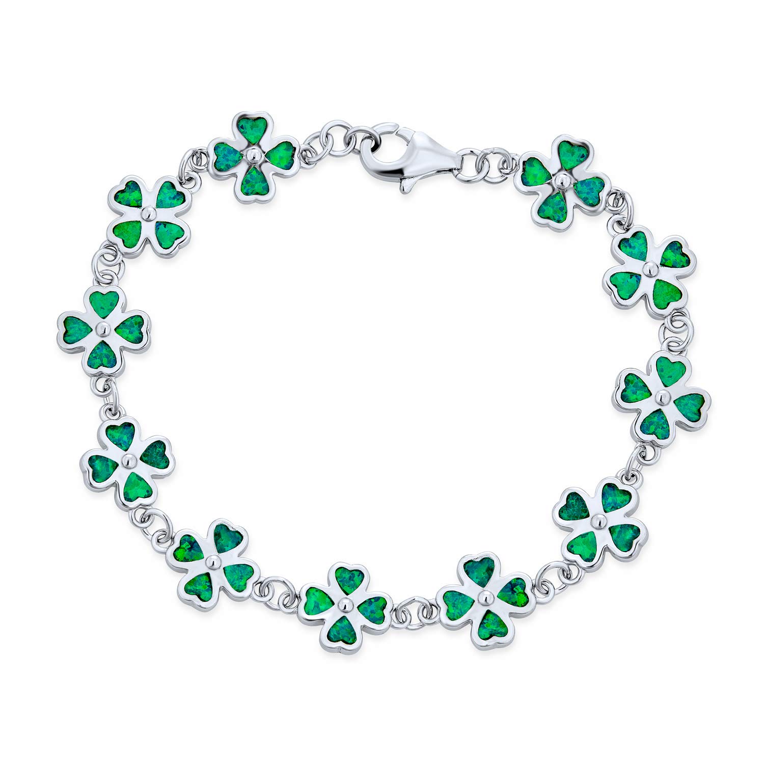 Celtic Knot Sterling Silver Bracelet for Women - Irish Shamrock Clover Charm with Claddagh Beads | Adjustable 6.5-8.5 Inch Snake Chain | Perfect for St. Patrick's Day, Irish Heritage Gifts & Everyday Elegance