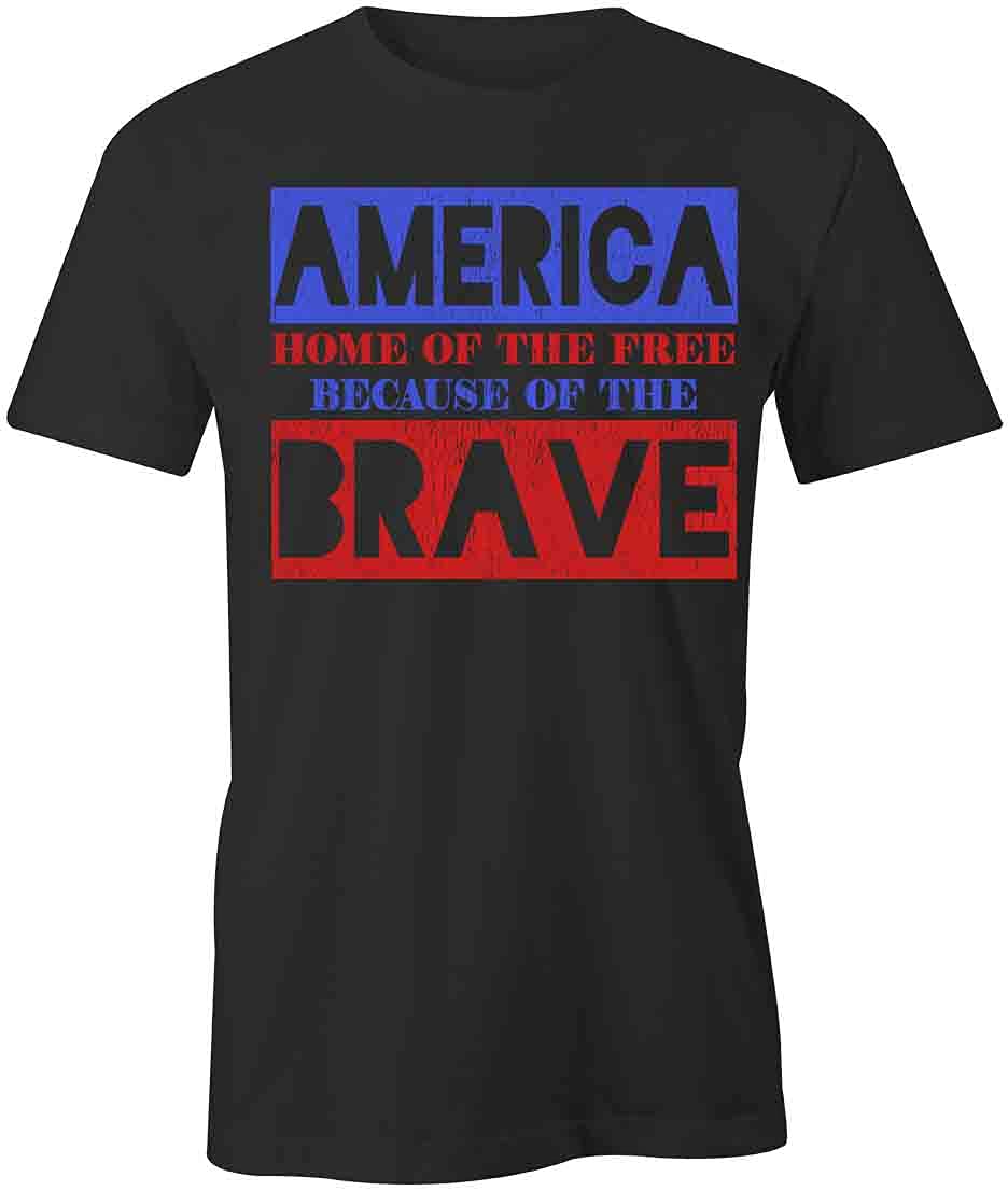 America Home of The Free Graphic T-Shirt | Patriotic Printed Tee for Men & Women | Casual Wear, 4th of July Celebration, Independence Day Outfit