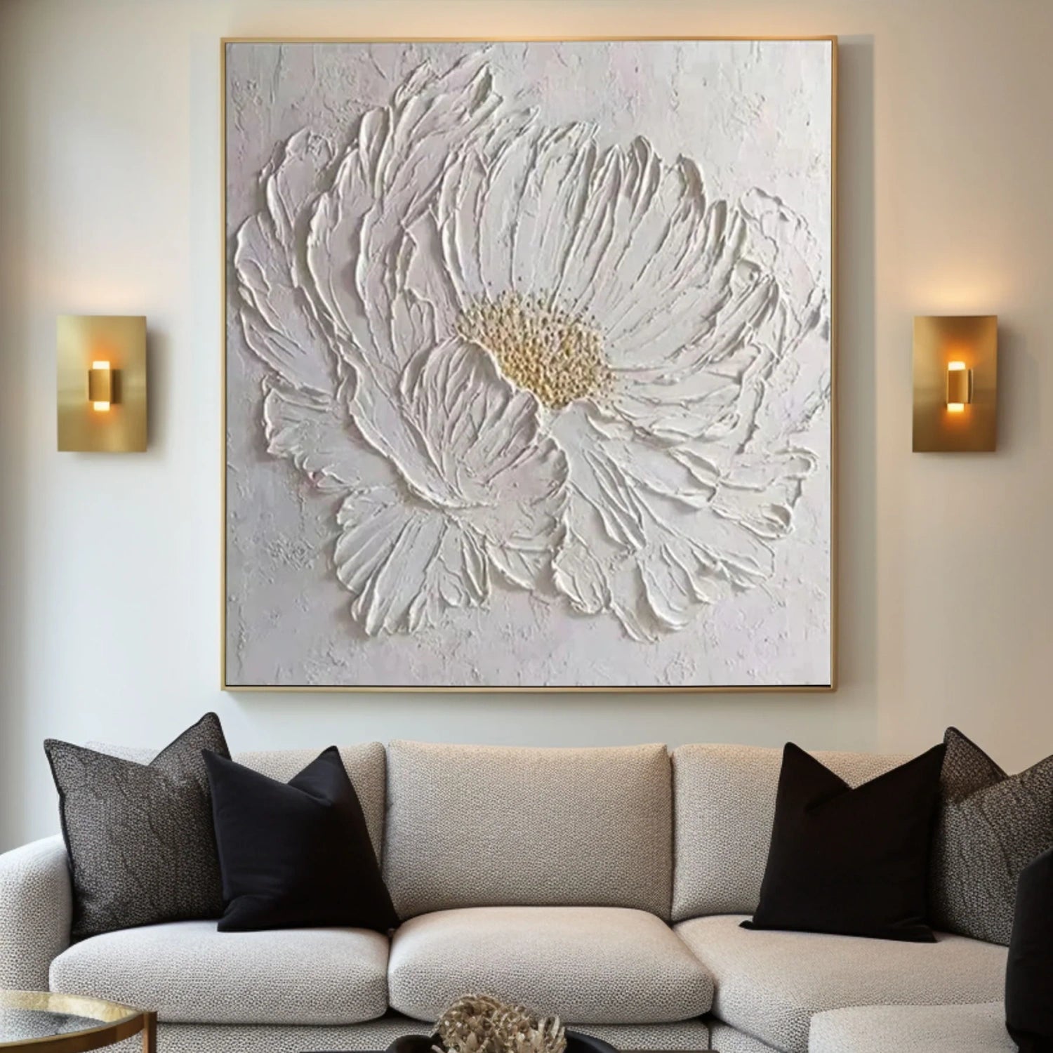 Beautiful Flower and Tree Painting #FT172 - Elegant Wall Art for Home, Office & Living Room Decor