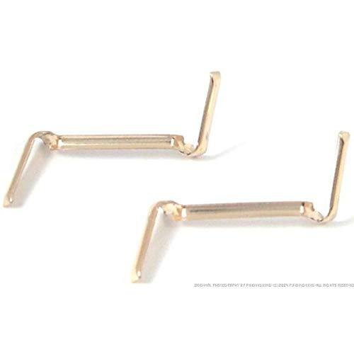 2-Pack Medium Yellow Ring Sizer Adjusters - Jewelry Resizing Guards for Loose Rings - Perfect for Wedding Bands, Engagement Rings & Costume Jewelry Fit Adjustment