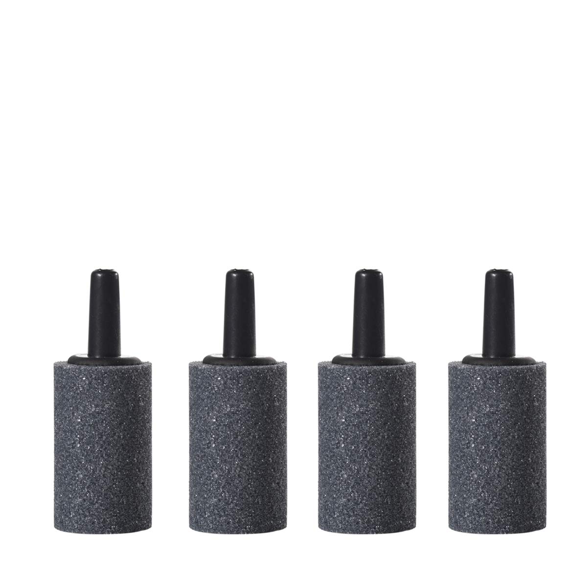 JIH Aquarium Air Pump Accessories Set - 25 Feet Black Airline Tubing, Air Stones, Check Valves, Suction Cups & Connectors for Fish Tank, Hydroponics & Oxygenation Systems - Perfect for Home Aquariums, Pond Aeration & Indoor Gardening