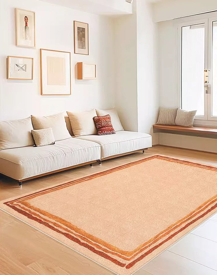 Modern Geometric Area Rugs for Living Room, Dining Room & Bedroom - Soft Abstract Carpet for Under Coffee Table, Dining Table - Home Decor & Interior Design Accent