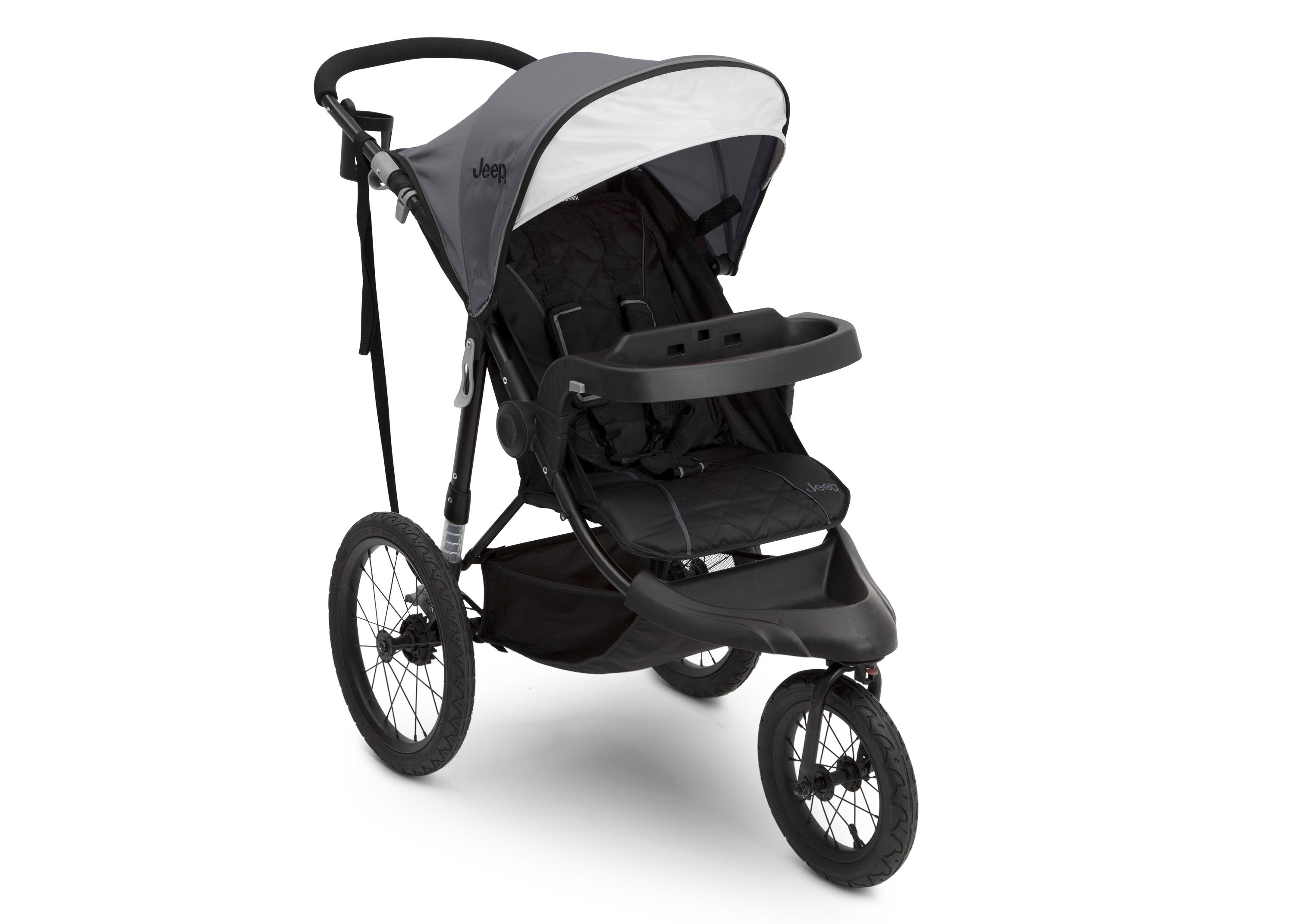 Jeep Classic Jogging Stroller - All-Terrain Baby Stroller with Adjustable Canopy & Shock Absorbers for Running, Walking & Outdoor Adventures