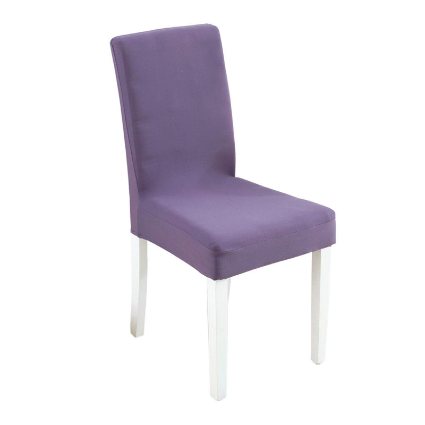 KKONION 5-Piece Stretchable Dining Chair Covers - Solid Color Dust-Proof Universal Slipcovers for Parson & Folding Chairs | Perfect for Home, Restaurant & Office Use