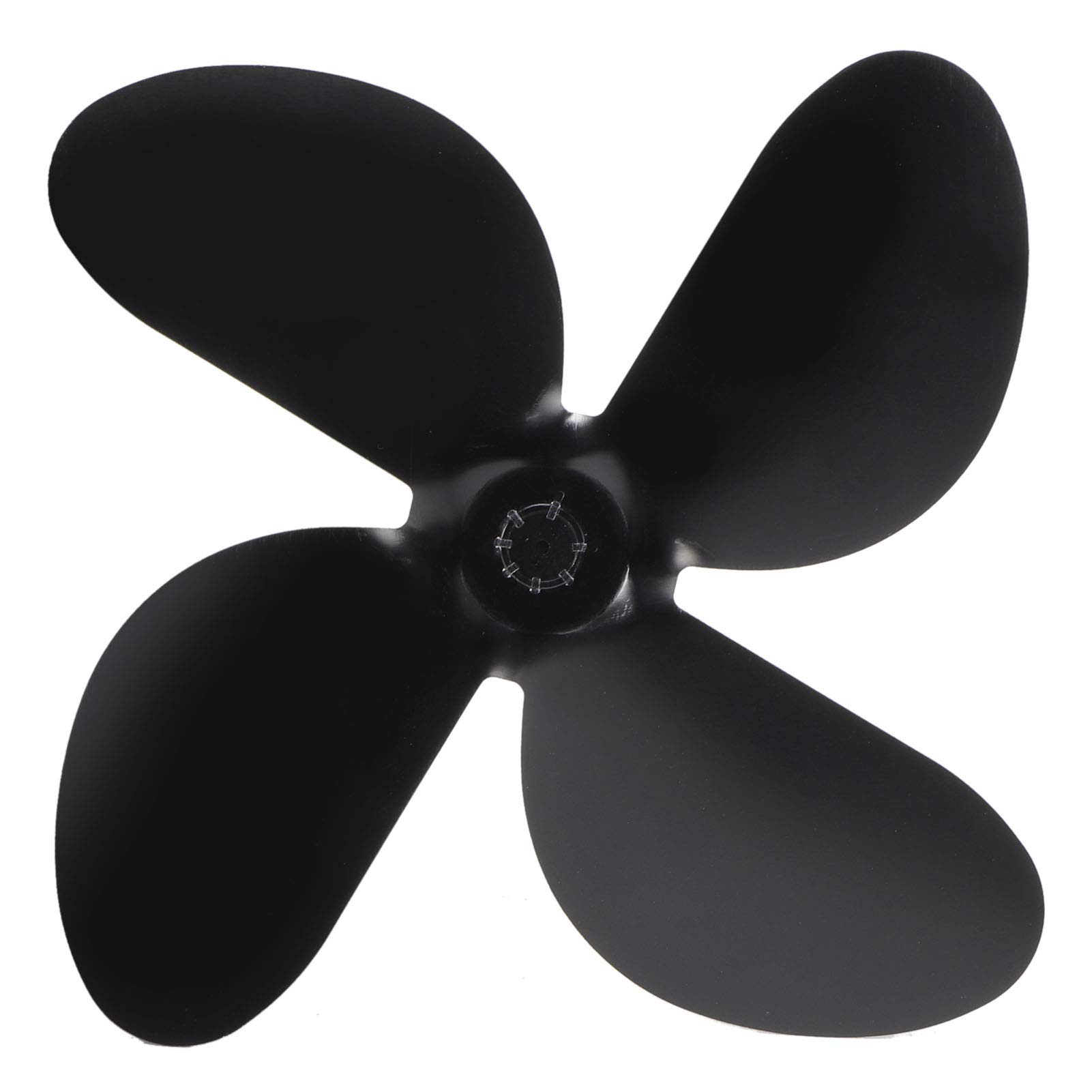 4 Blades Stove Fan Replacement - Compatible with Fireplace & Home Stove Accessories - Efficient Heat Distribution for Cozy Winter Nights (#1)
