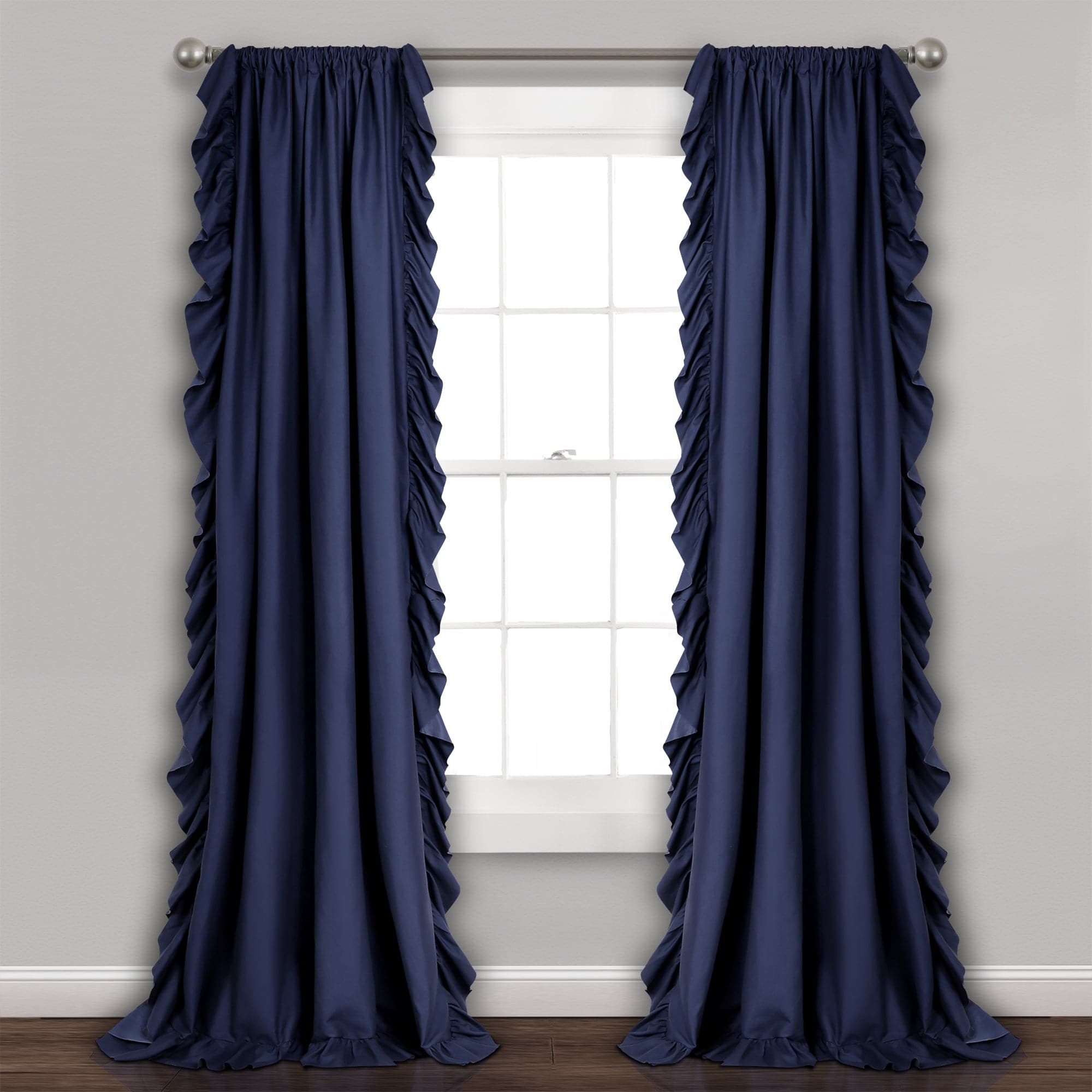 Reyna Window Curtain Panel Set - Blackout Thermal Insulated Drapes for Living Room & Bedroom - Noise Reducing & Energy Saving Home Decor