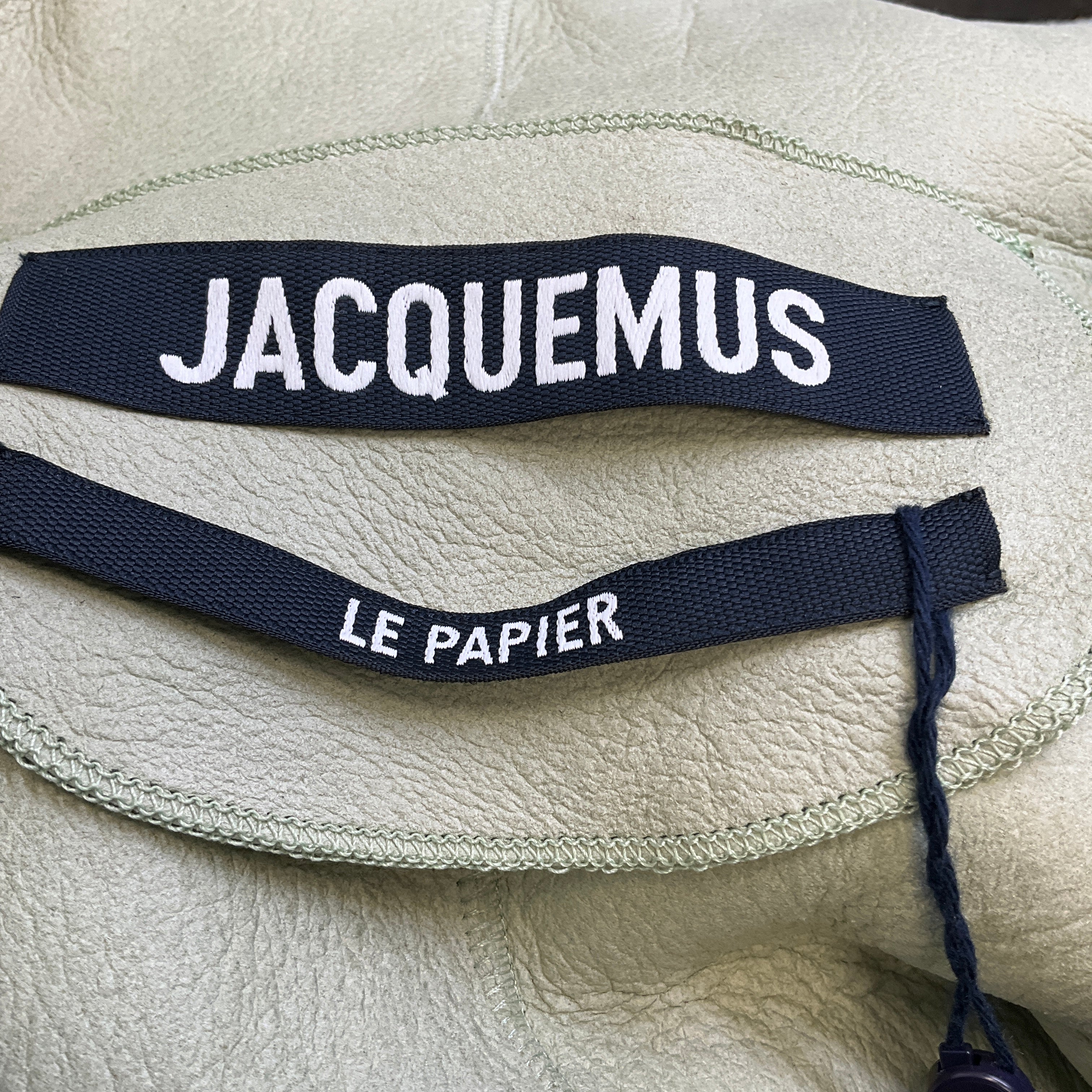 Jacquemus Le Papier Light Green Shearling Jacket for Women | Fashionable Winter Coat | Perfect for Casual Outings and Date Nights
