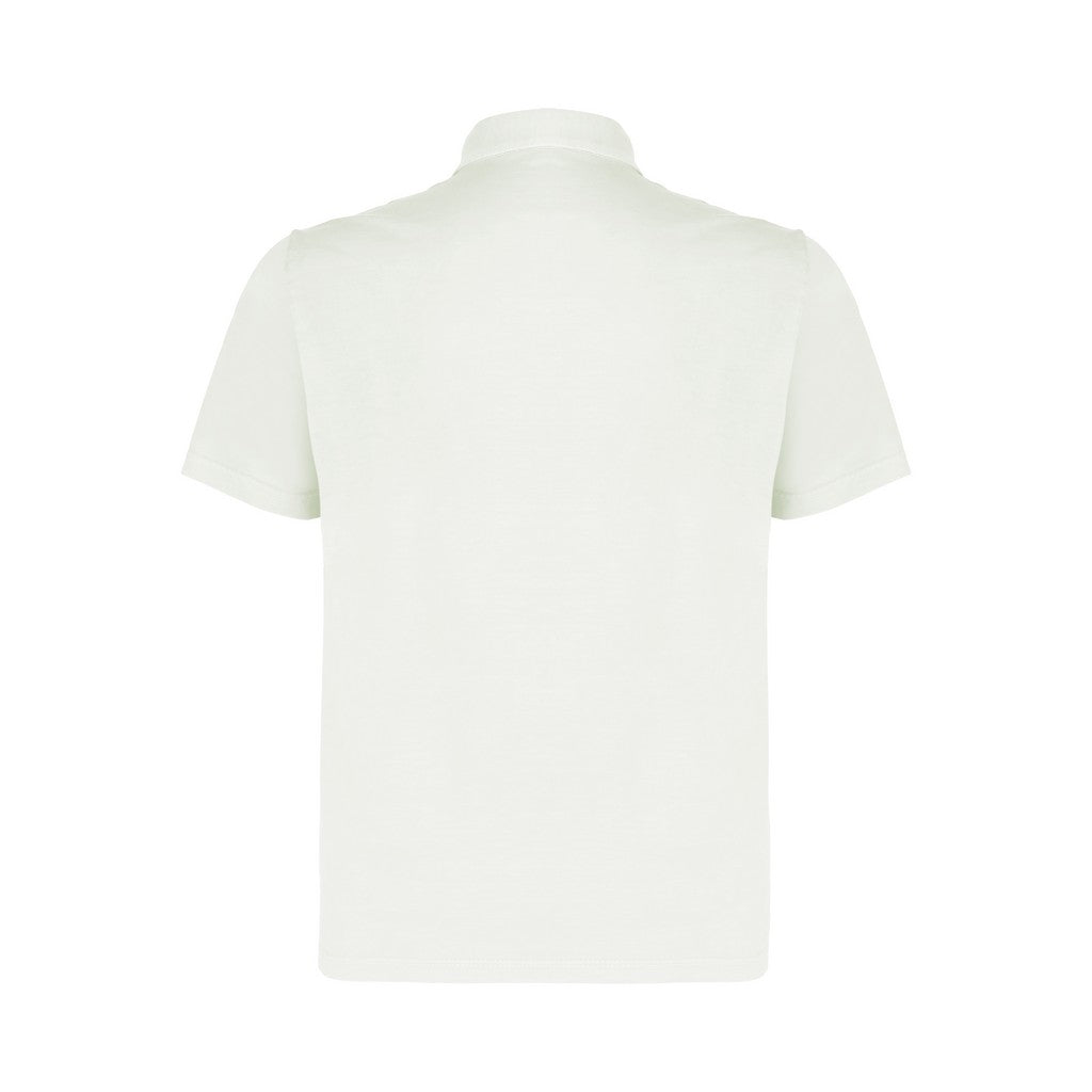 FERRANTE Men's Cotton Short Sleeve Polo Shirt - Breathable Casual Green Golf Shirt for Men | Perfect for Office, Golf, and Summer Outdoor Activities