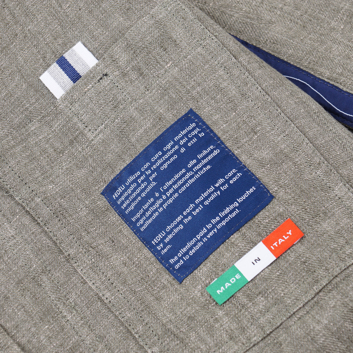 Fedeli 'Bristol' Lightweight Linen Jacket for Men - Breathable Summer Blazer for Casual Wear & Outdoor Activities