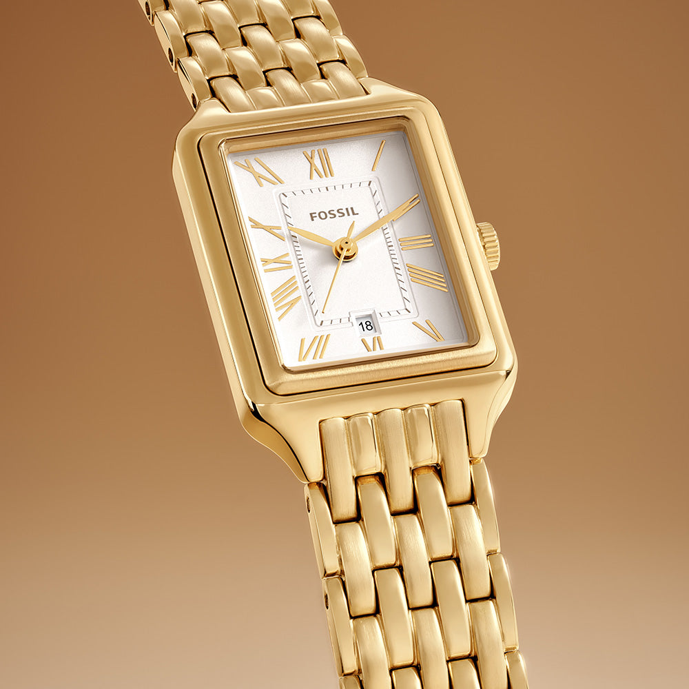 Fossil Raquel ES5220 Women's Analog Leather Watch - Stylish & Durable for Everyday Wear, Work & Casual Outfits