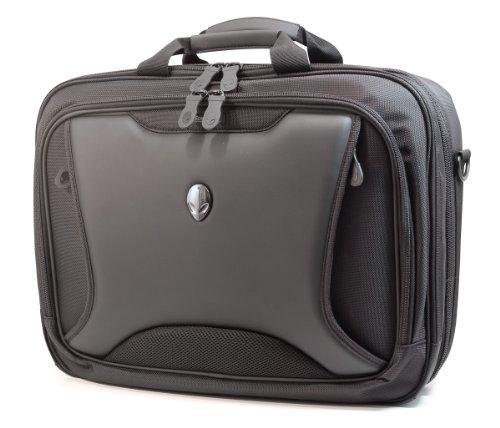 Alienware Orion 17.3 Inch Checkpoint Friendly Laptop Messenger Bag for Business Travel & Work Commute - Durable Water-Resistant Design for Dell, HP, Lenovo Notebooks