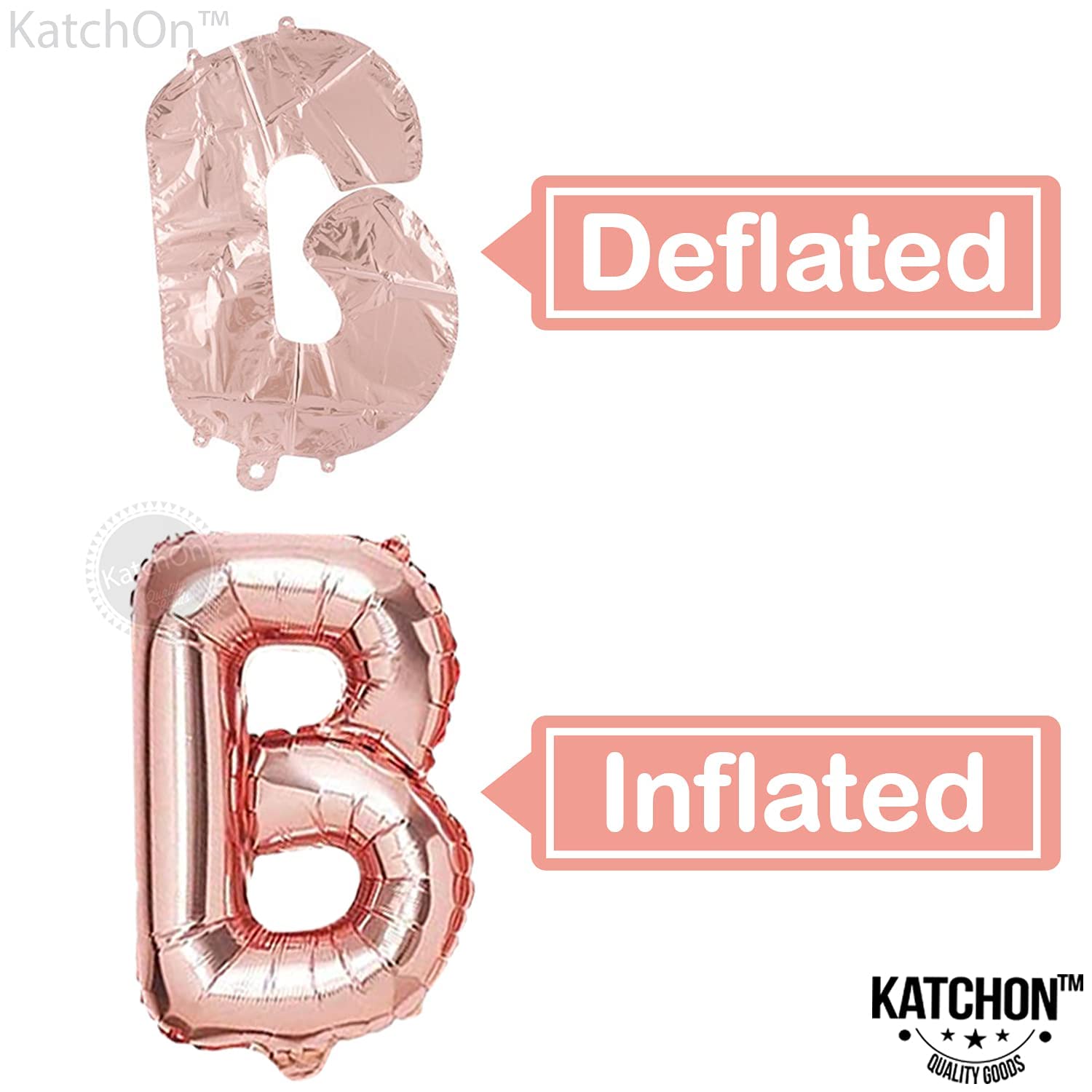 KatchOn Rose Gold Bride Balloons Set - 16 Inch (Pack of 15) | Bachelorette Party & Bridal Shower Decorations | Latex Balloons for Wedding Decor, Bridal Showers, Bachelorette Parties & Wedding Receptions