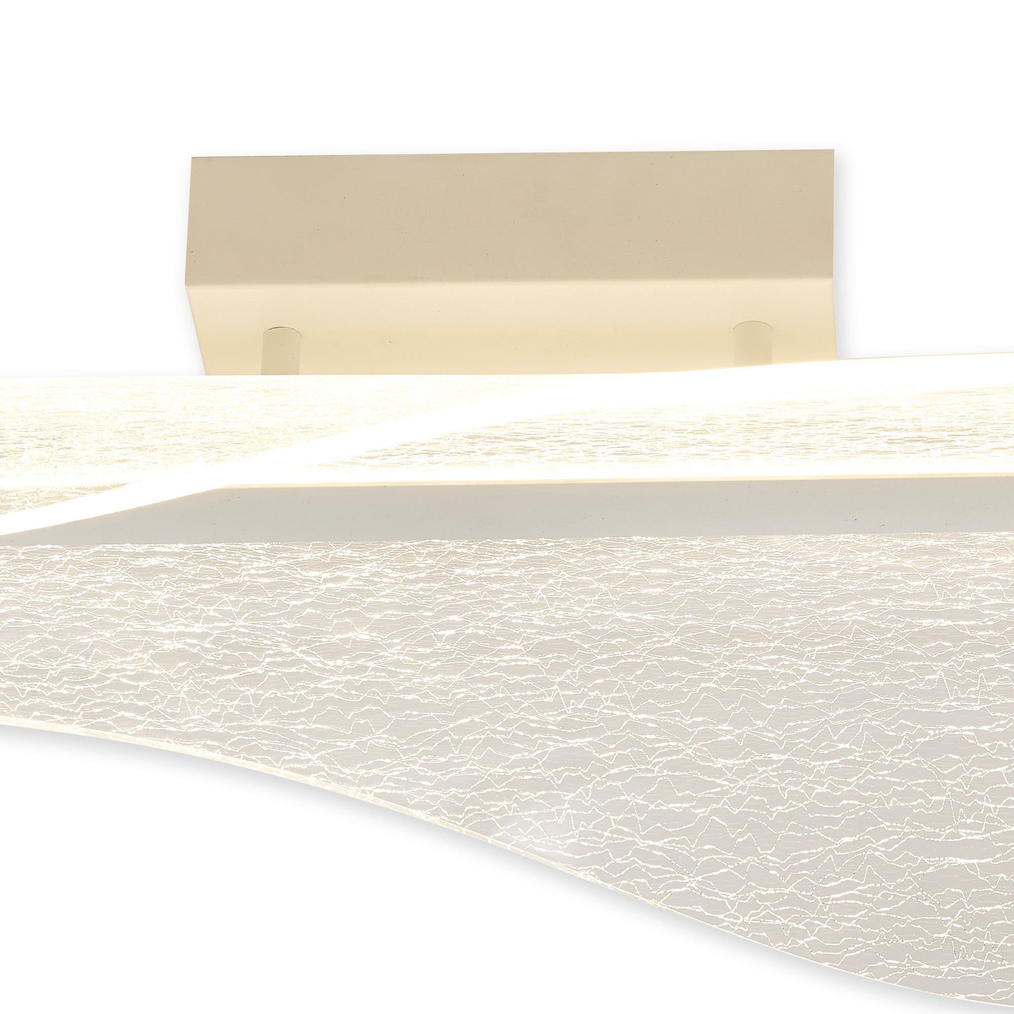 Bianca Modern LED Ceiling and Wall Light - White Finish - Perfect for Living Room, Bedroom, and Hallway Lighting