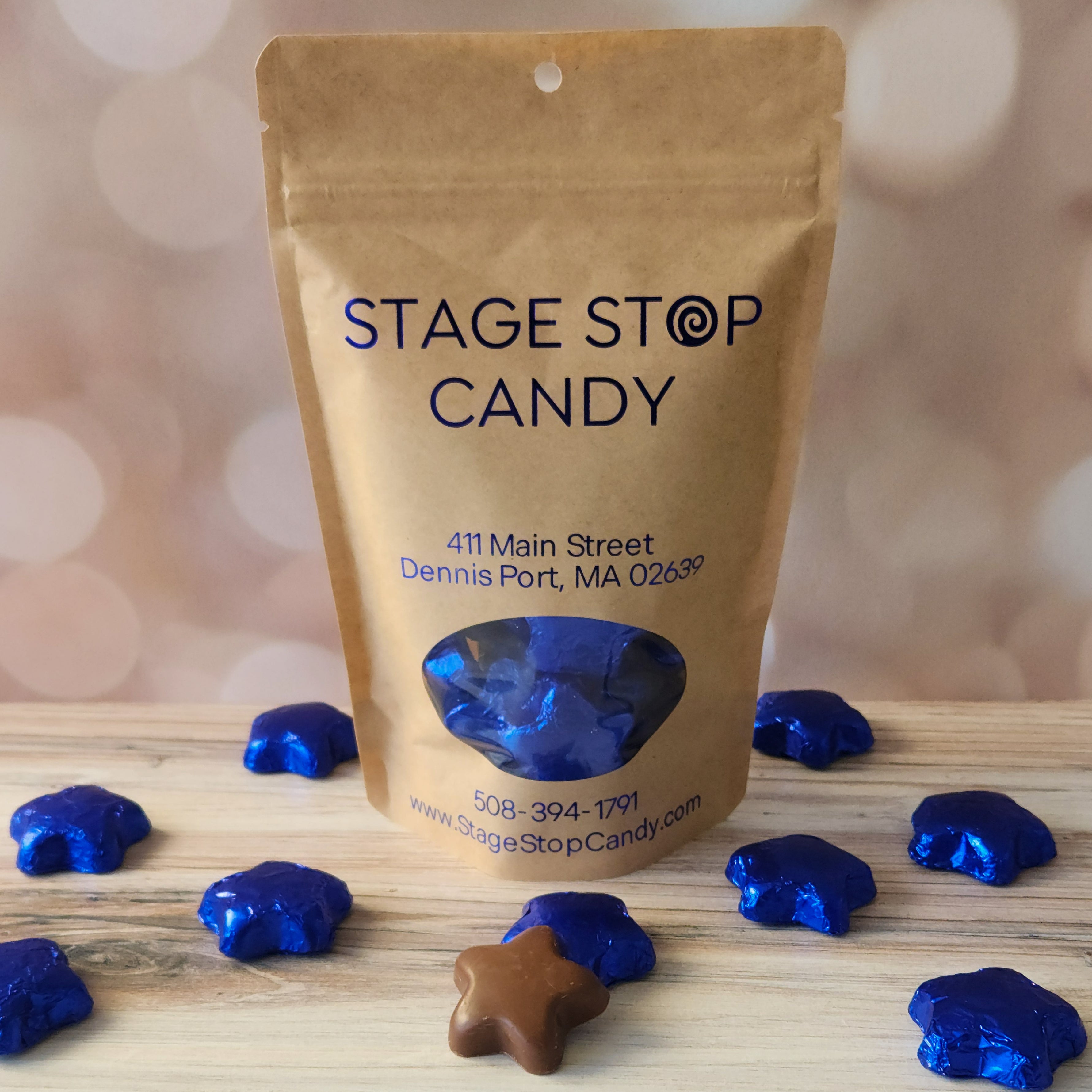 Premium Foiled Chocolate Stars - Gourmet Dark Chocolate Treats for Baking, Desserts & Holiday Gifts | Party Favors, Wedding Decorations & Sweet Toppings