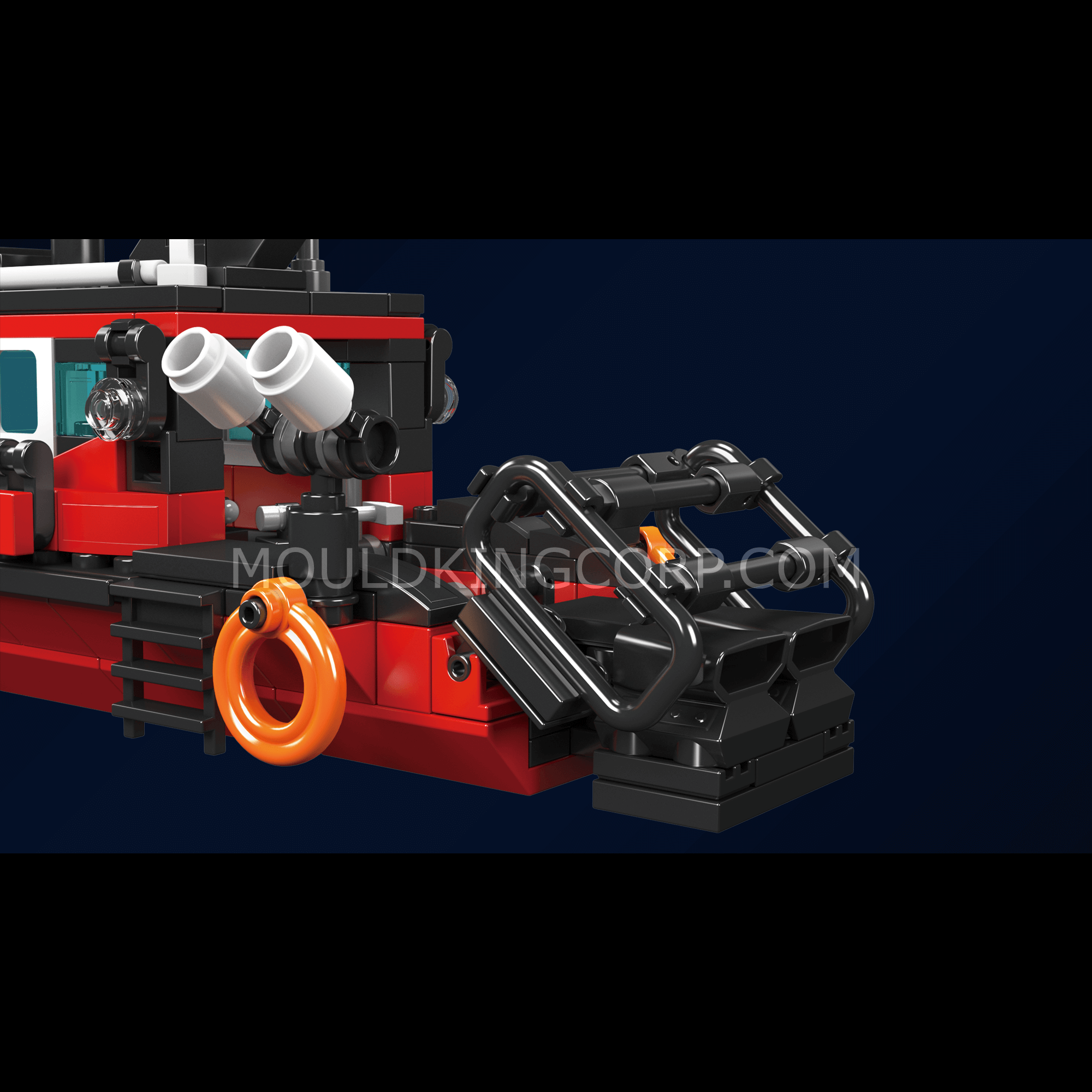 Mould King 10082 Fireboat Building Set - 315 Piece Fire Rescue Boat Toy for Kids, STEM Educational Building Blocks for Boys & Girls | Perfect for Creative Play, Birthday Gifts & Classroom Activities
