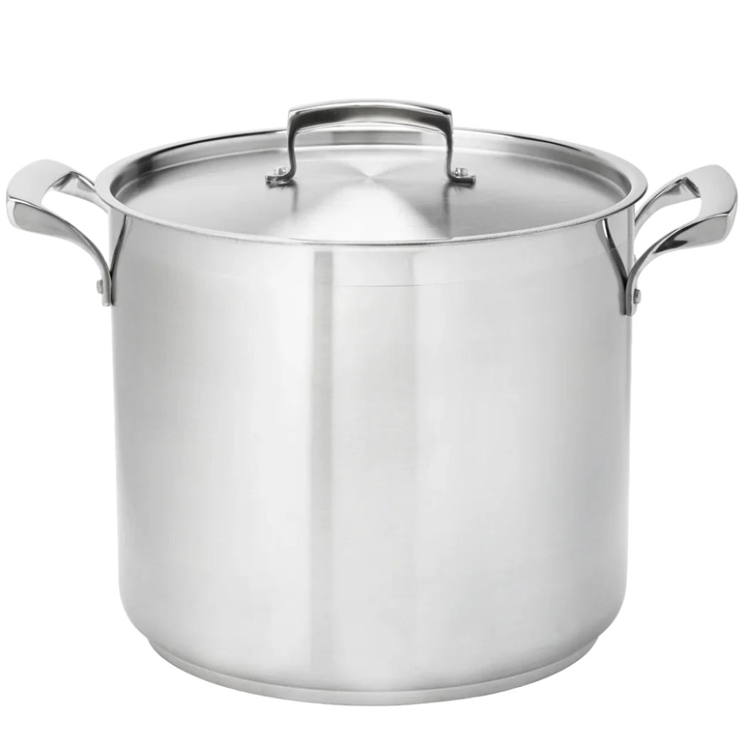Thermalloy 100 Quart Commercial Grade Stainless Steel Deep Stock Pot - Perfect for Restaurants, Catering & Large Batch Cooking