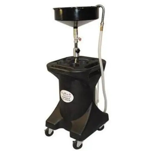 JohnDow Deluxe 27 Gallon Poly Oil Drain Pan - Heavy-Duty Oil Change Container for Automotive, Marine & Industrial Use - Perfect for Mechanics, DIY Enthusiasts & Fleet Maintenance