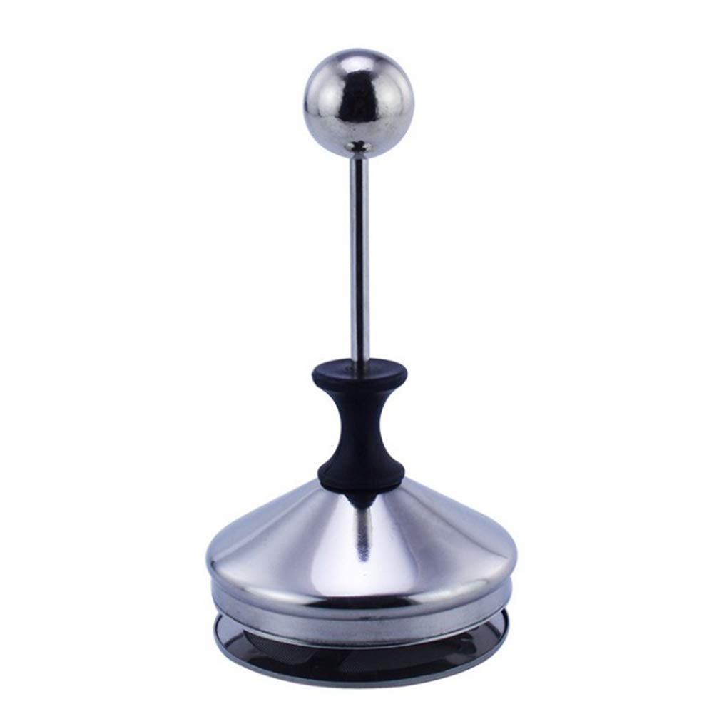 BOLLAER Stainless Steel Milk Frother Handheld - Electric Whisk for Coffee, Hot Chocolate, Latte, Cappuccino & Milkshakes - Battery Operated Drink Mixer & Foam Maker - Perfect for Home, Office & Coffee Shops