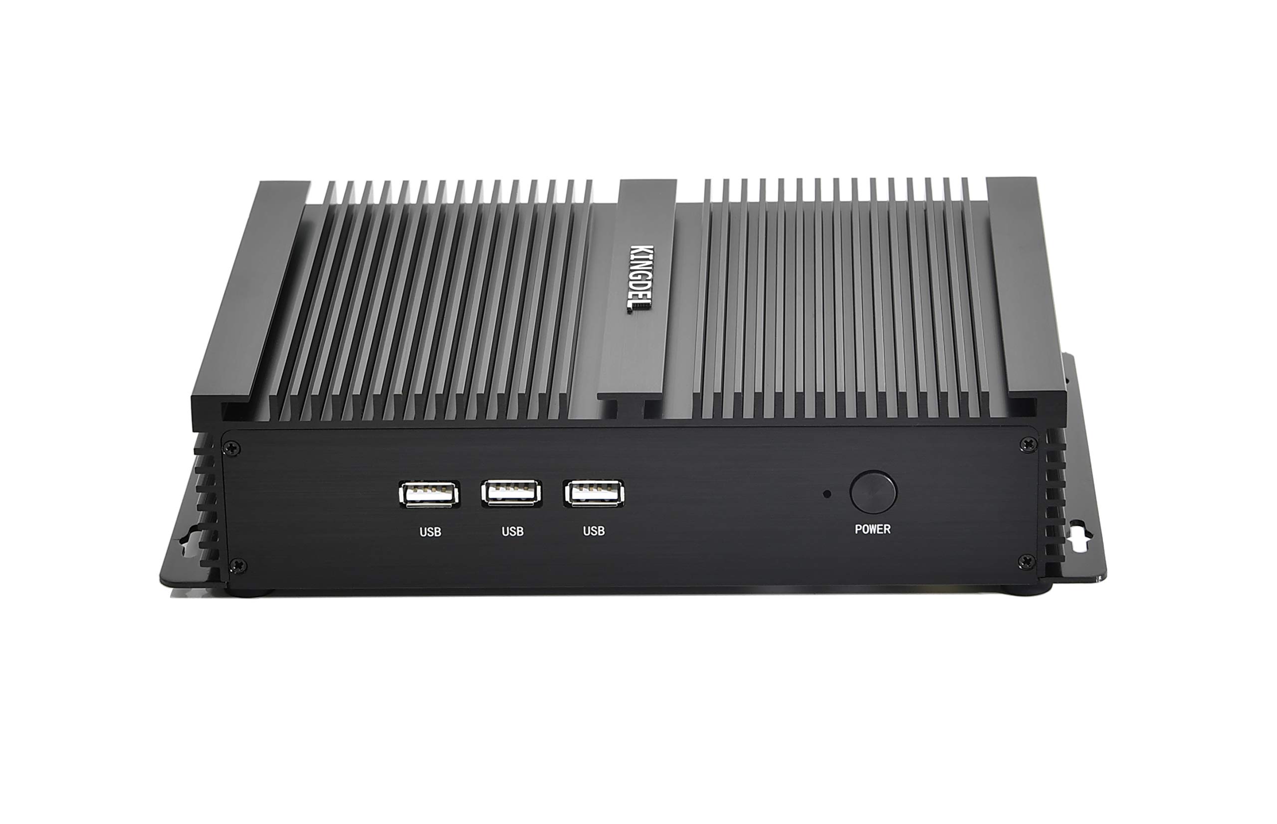 KINGDEL i7 Mini PC - 16GB RAM, 128GB SSD, Dual COM Ports for Industrial & Home Theater Use