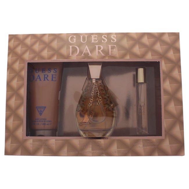 Guess Dare Gift Set for Women - Perfume & Body Lotion Set - Perfect Birthday, Anniversary & Valentine's Day Present - Romantic Fragrance Gift Box for Her