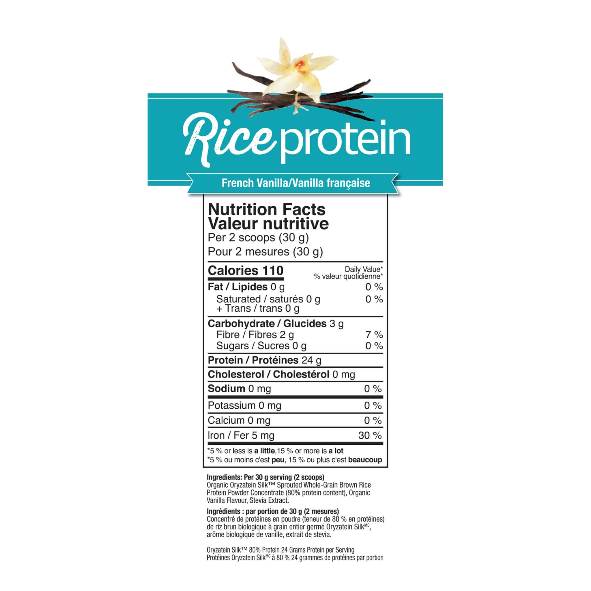 Organic Rice Protein Powder - Vegan Plant-Based Protein Supplement for Muscle Recovery & Weight Loss | Ideal for Smoothies, Baking & Post-Workout Nutrition