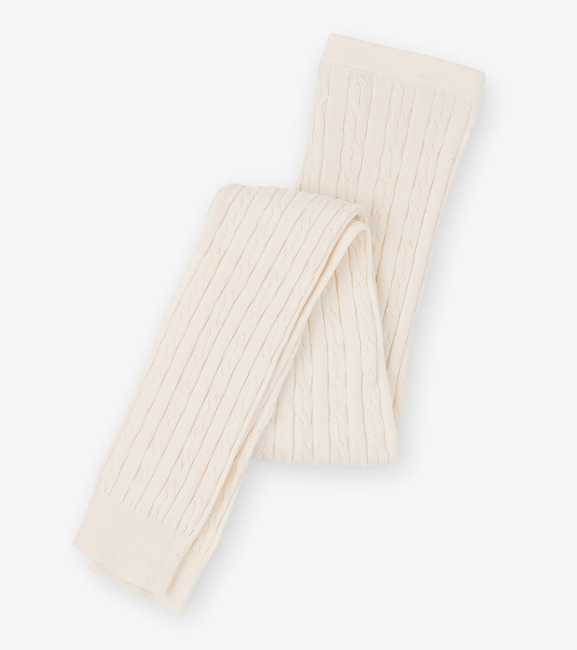 Cozy Cable Knit Leggings for Women - Soft Cream Winter Leggings | Perfect for Cold Weather, Lounge Wear & Casual Outfits