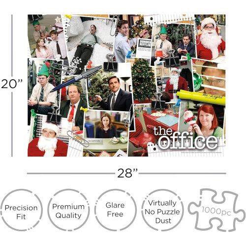 Aquarius The Office Christmas Jigsaw Puzzle 1000 Pieces - Fun Holiday Activity for Family & Friends, Perfect for Christmas Decor & Gift Giving