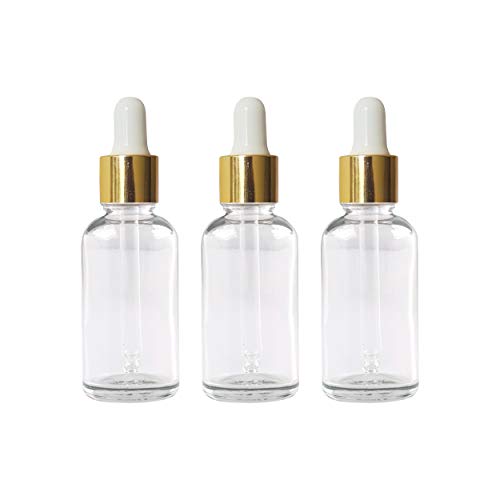 Glass Bottle, White Dropper, 30ml