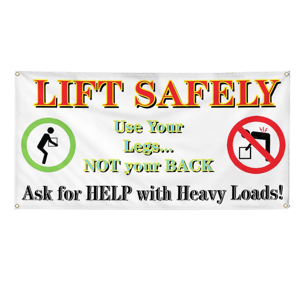 48x96 Inches Heavy Duty Vinyl Banner with 8 Grommets - Weatherproof, Durable for Outdoor Business Signs, Safety Warnings, Yard Displays & Craft Projects - Perfect for Construction Sites, Retail Promotions & Events