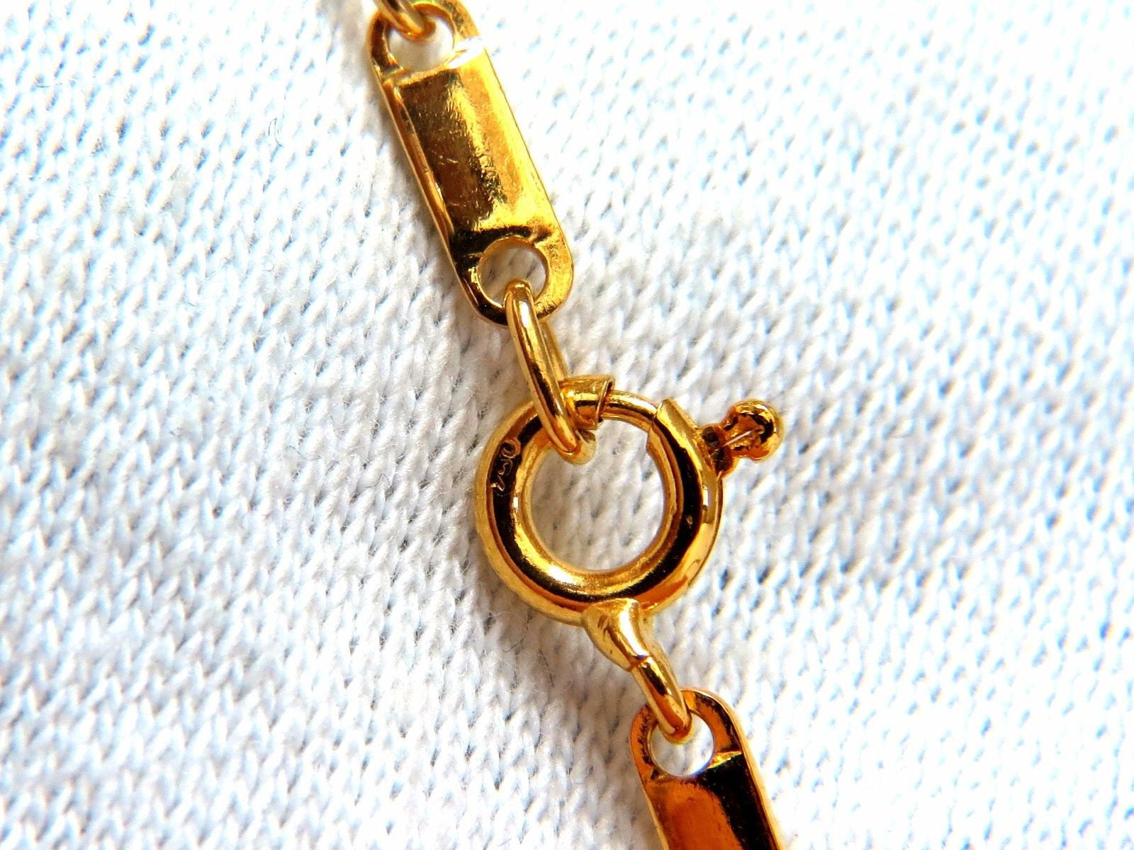 2.70ct Natural Orange Brown Sapphire Diamond Necklace in 18kt Gold - 14.25 Inch Elegant Chain for Women, Perfect for Weddings, Anniversaries & Special Occasions