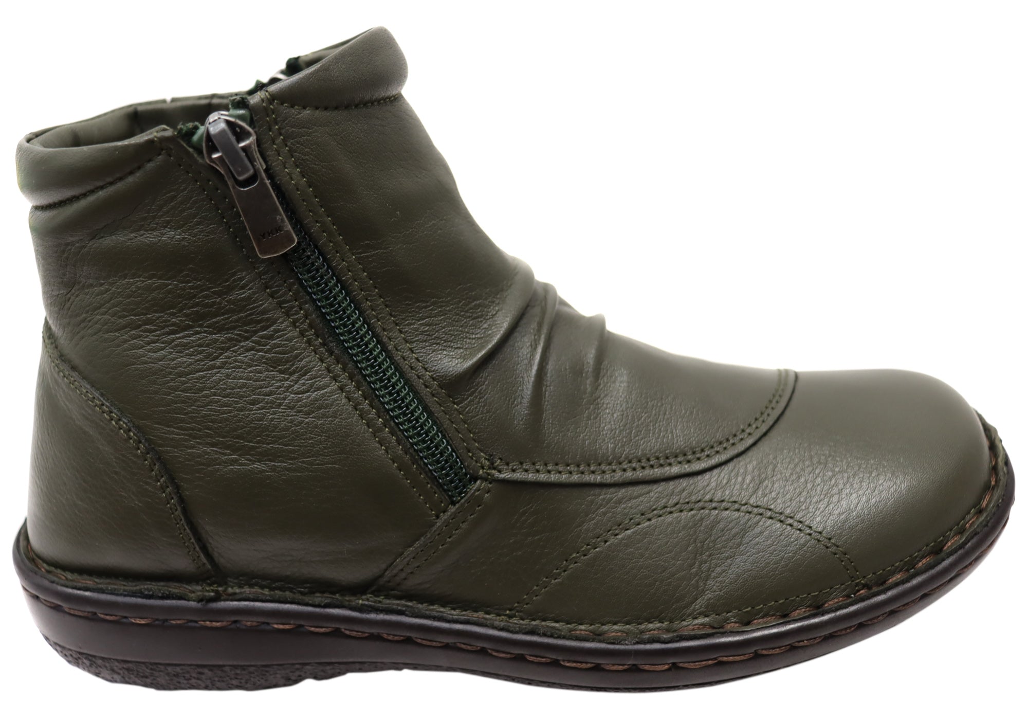 Orizonte Talun Women's European Comfortable Leather Ankle Boots - Stylish & Soft for Walking, Work & Casual Outfits