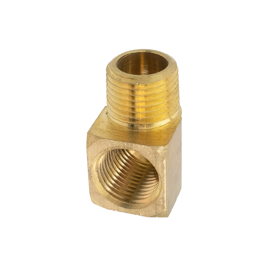 XERO 1/2 Inch 90° Elbow Street Fitting - Brass Plumbing Connector for Water Supply Lines, Pipes & DIY Home Improvement Projects