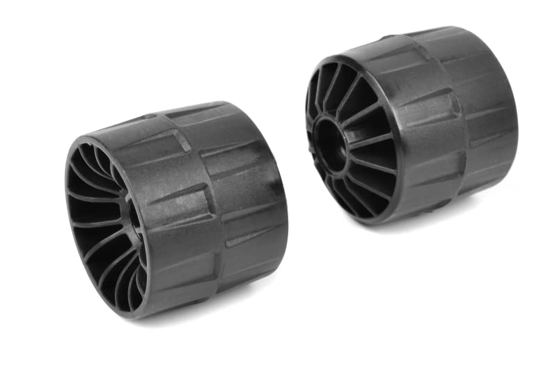 Corally 00180-298 Wheelie Bar Wheels - Composite Material - 2 Pack for RC Cars - Durable Off-Road Performance Accessories for RC Trucks & Buggies - Perfect for Stunts, Racing & Rough Terrain Driving