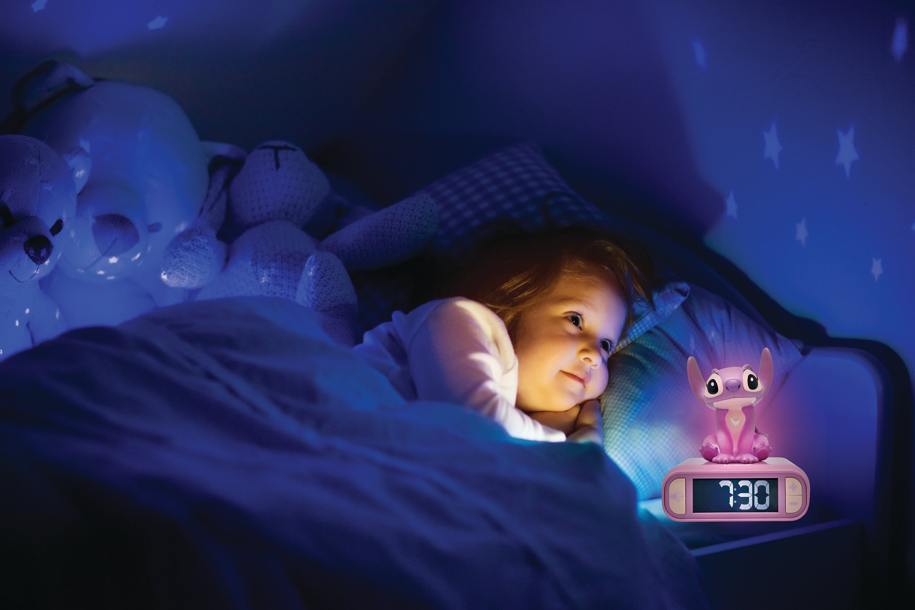 Angel Night Light Alarm Clock with Soothing Sounds - Perfect for Bedrooms, Nurseries & Relaxation Spaces