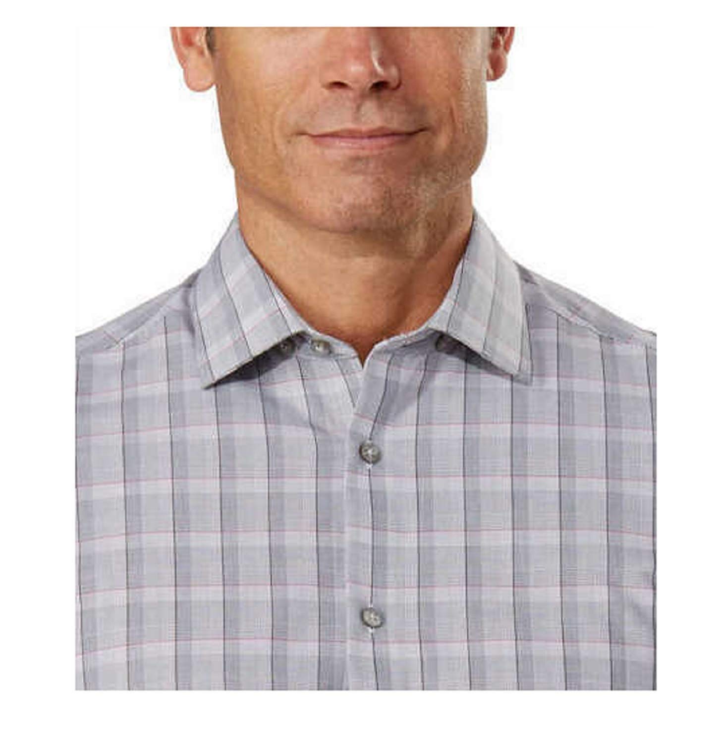 Calvin Klein Jeans Men's 4-Way Stretch Dress Shirt - Slim Fit Comfortable Business Casual Shirt for Office & Formal Wear | Perfect for Work, Meetings & Special Occasions
