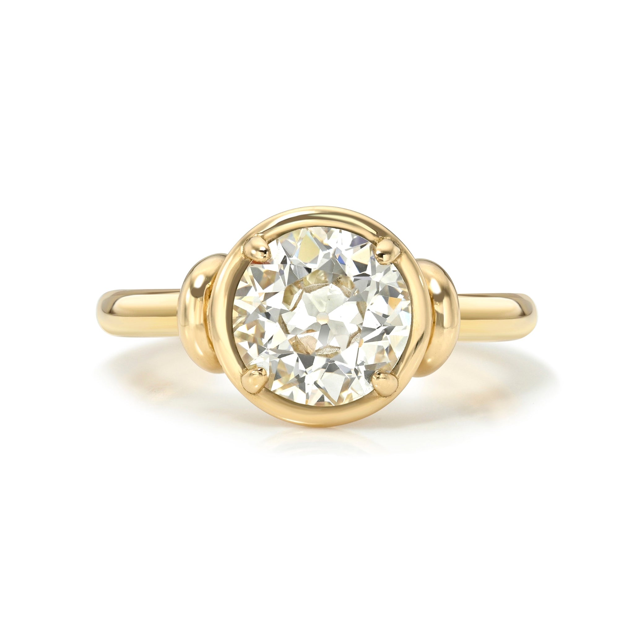 Single Stone Margarette Ring - Elegant Solitaire Ring for Women | Perfect for Engagement, Wedding & Anniversary Gifts