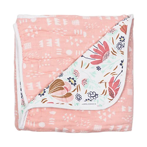 1-pack Flower Power Hand Quilted Blanket