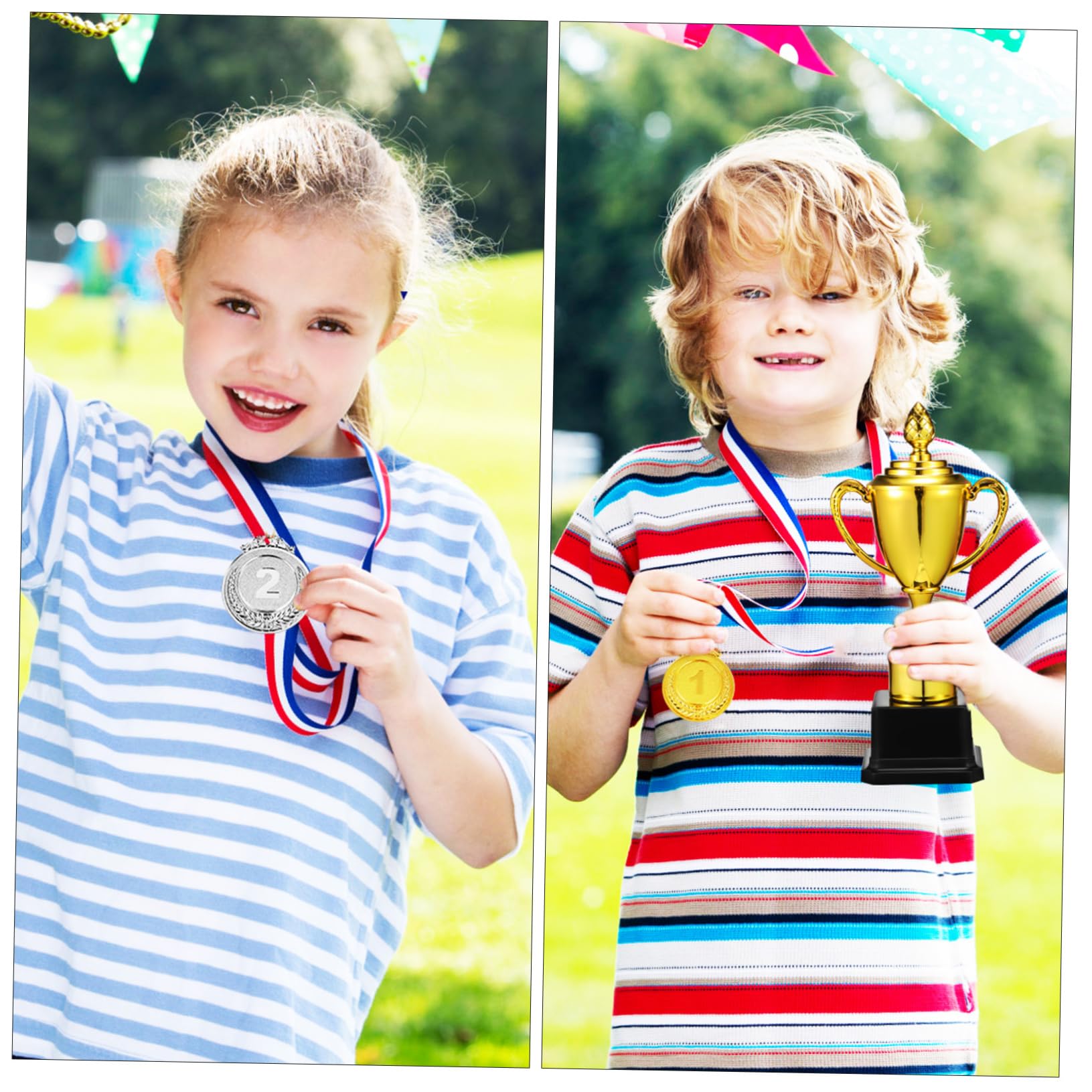 Mini Plastic Trophy Toy - Small Reward Trophy for Kids, Awards, and Party Favors | Perfect for Classroom Prizes, Sports Awards, and Birthday Party Decorations