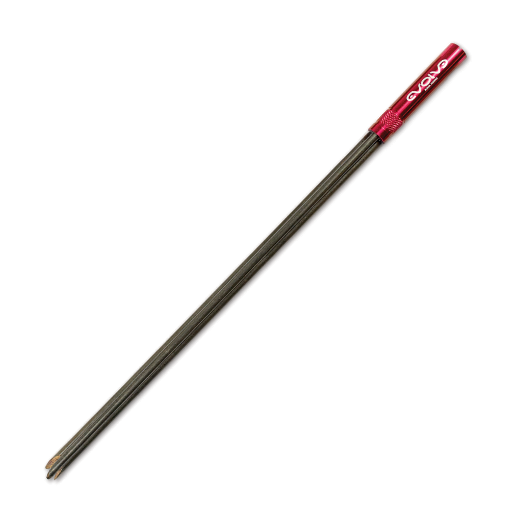Evolve Heavy Duty Carbon Steel 3-Prong Fork - Durable Kitchen Utensil for Grilling, BBQ, and Camping
