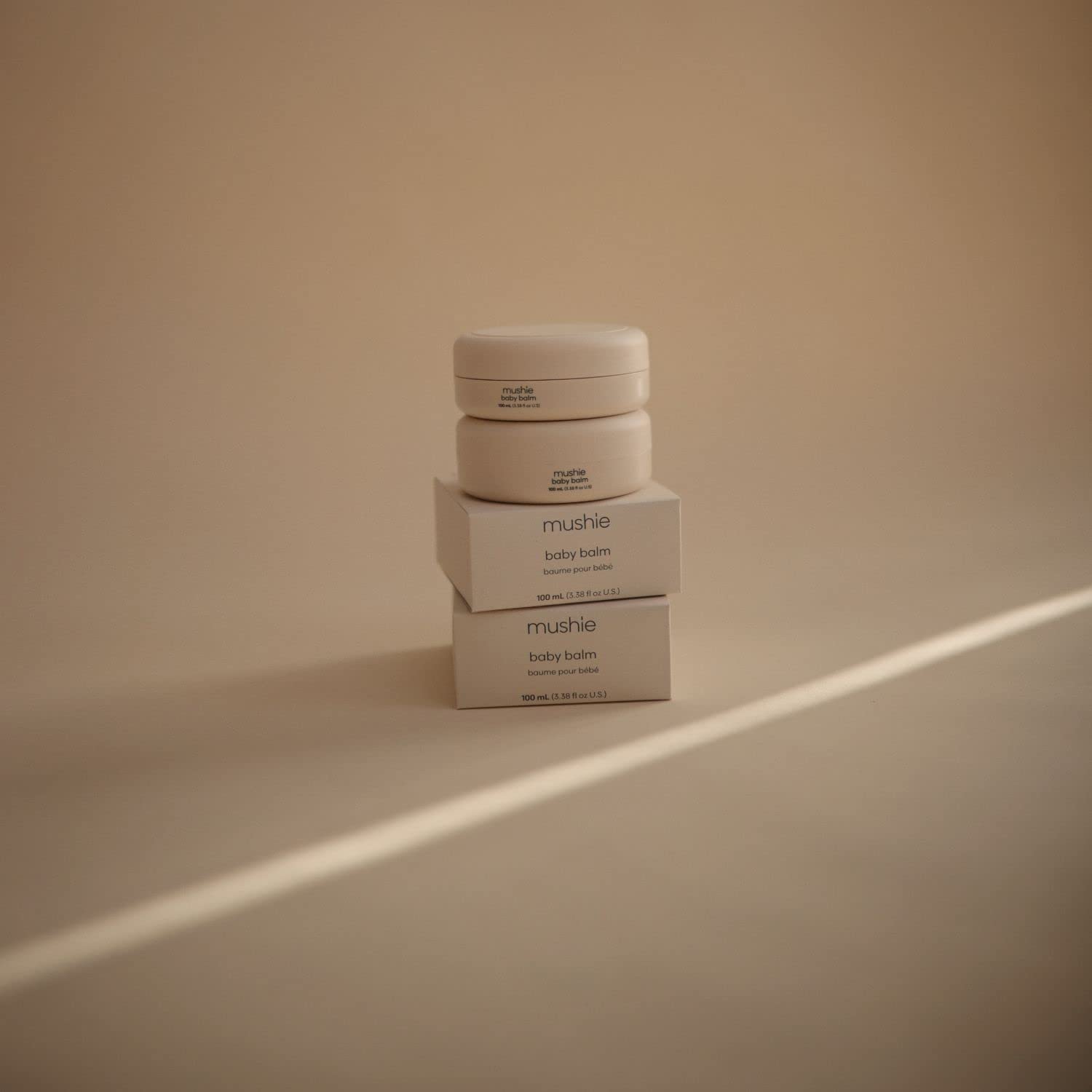 Mushie Organic Baby Balm 100 mL - Soothing Moisturizer for Diaper Rash & Dry Skin - Perfect for Newborns & Sensitive Skin Care