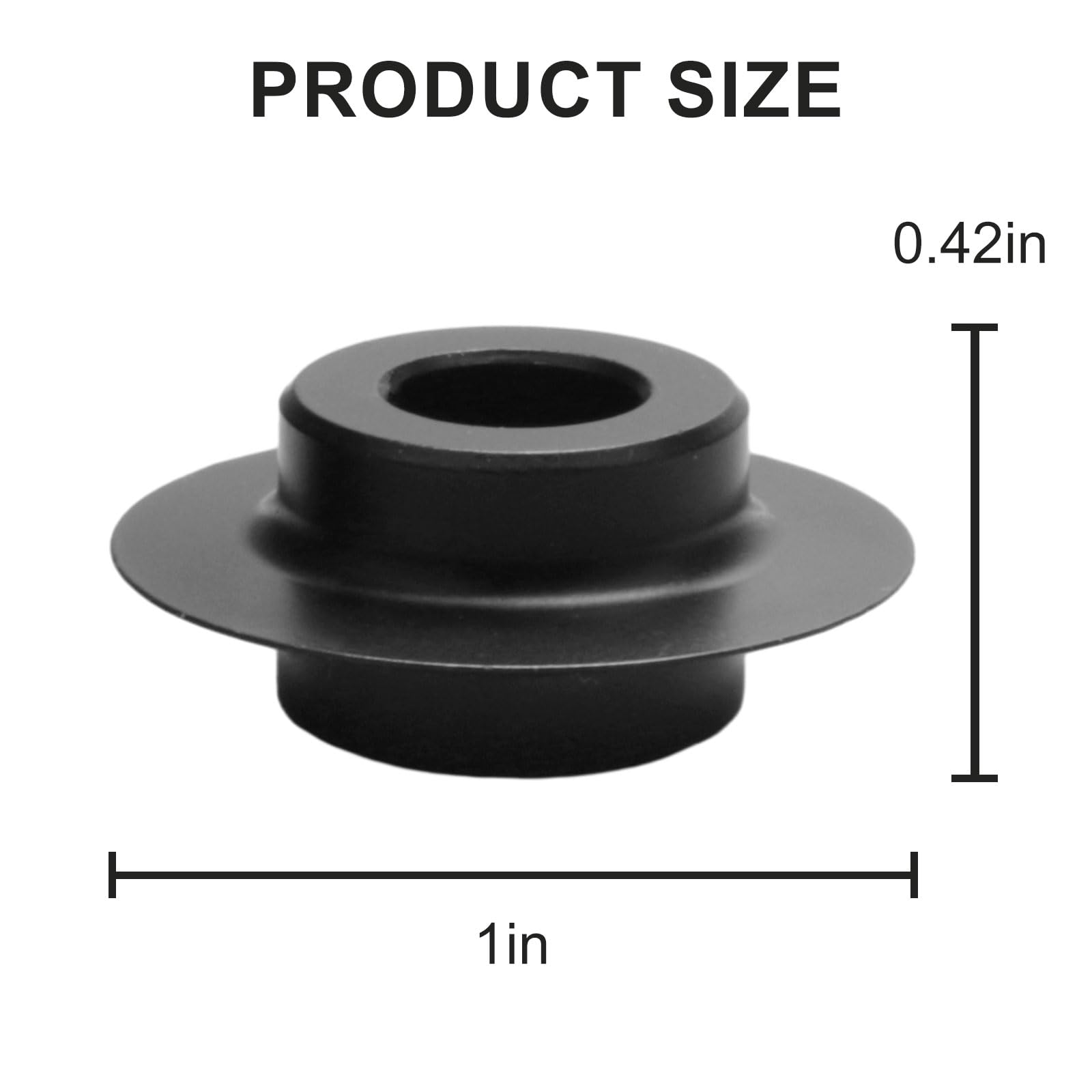 QQZ Pipe Cutter Replacement Wheel 33170 - 2 Pack Compatible with Ridgid Pipe Cutters 30, 40, 108, 109, 109P, 154, 156-2 - Ideal for Plumbing Repairs and DIY Pipe Cutting Projects