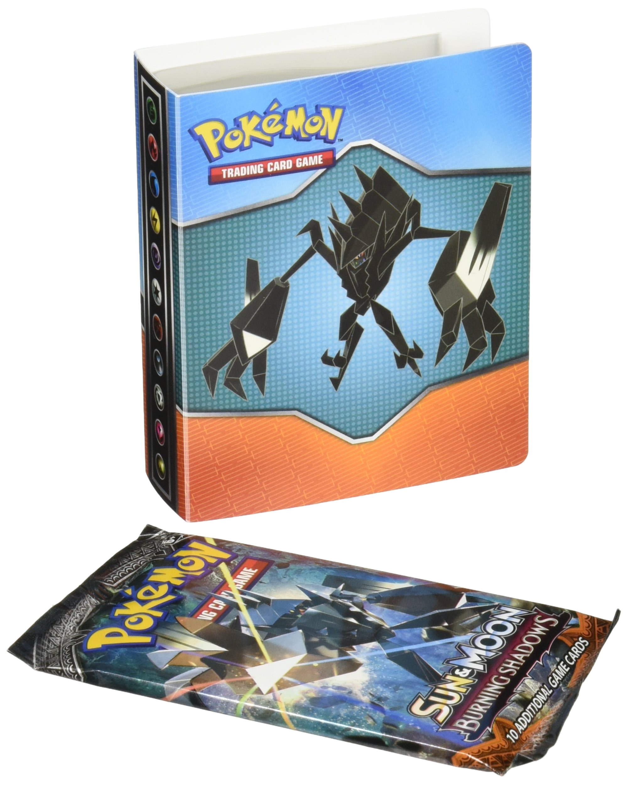 Sun & Moon Burning Shadows SM3 Mini Collector's Album - Holds 60 Trading Cards with Bonus Booster Pack (Random) | Perfect for Pokémon TCG Collectors & Card Storage