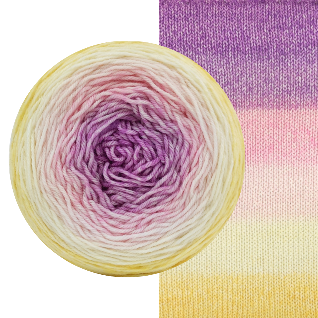 Knitcircus Yarns Sweet As Can Bee Gradient Yarn - Ready to Ship | Perfect for Knitting, Crocheting & DIY Crafts