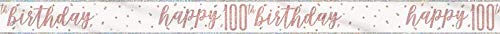 Unique Party 84862 Birthday Banner - Colorful Custom Celebration Decoration for Birthdays, Anniversaries & Special Events - Perfect for Home, Office & Party Venue Decorations